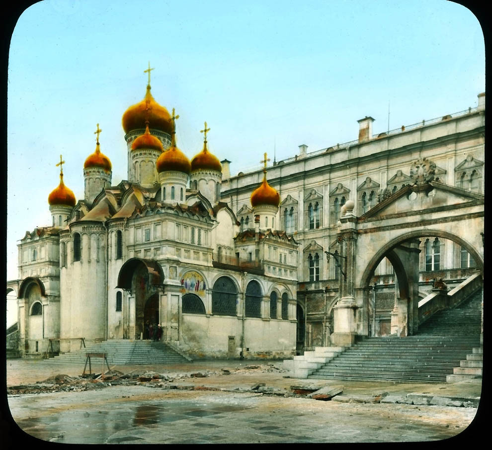 Благовещенский собор Кремля и Красное крыльцо