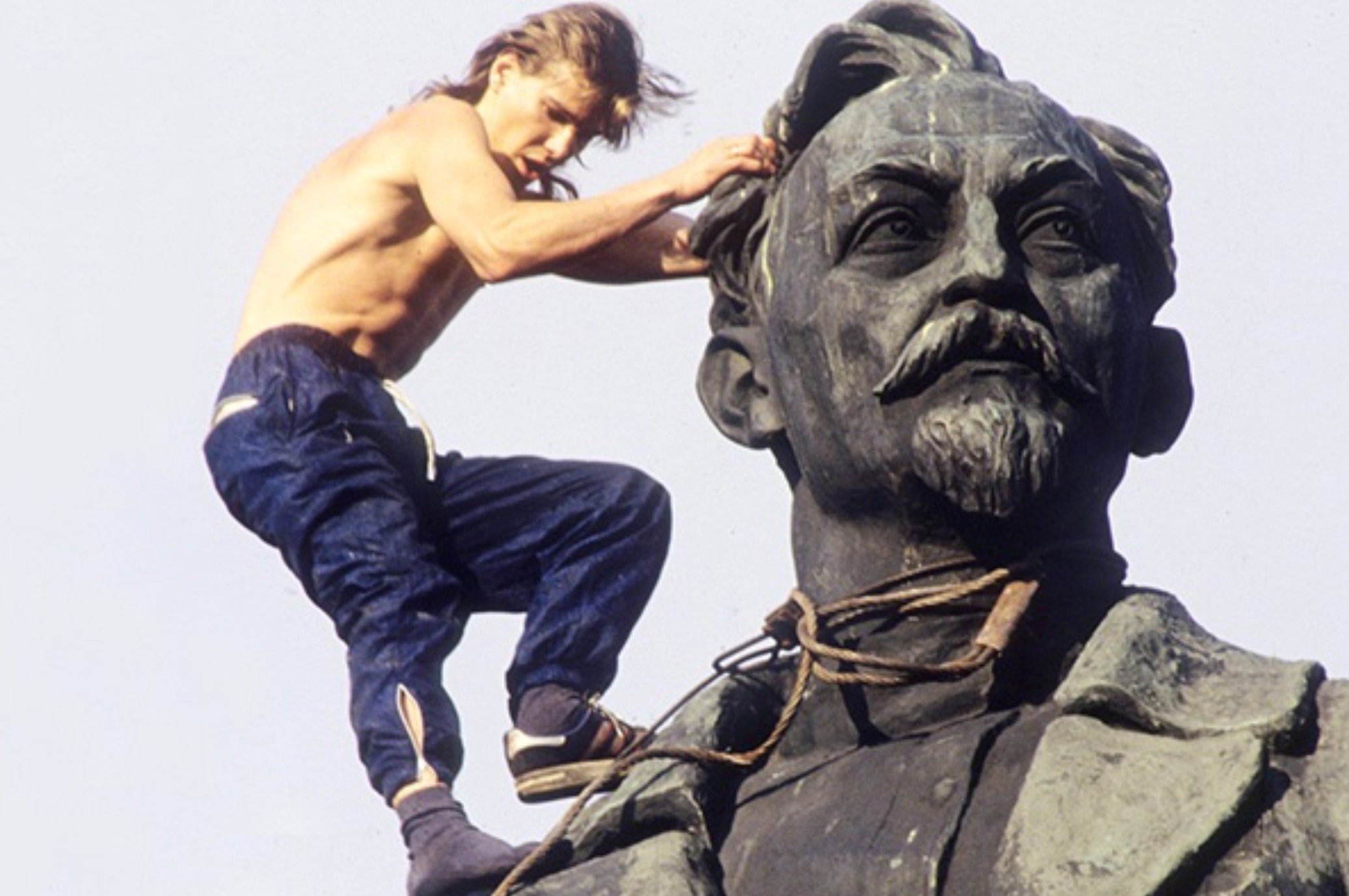 Снос памятника Дзержинскому в Москве, 1991 г