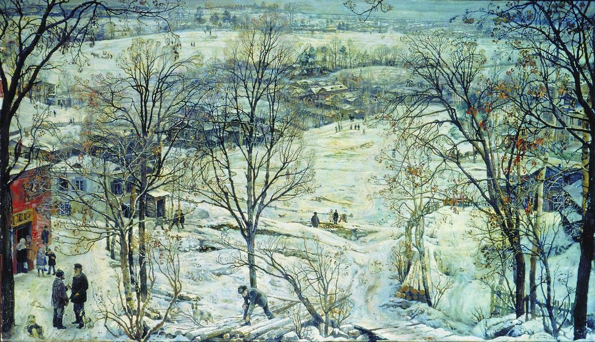 Зима, 1919